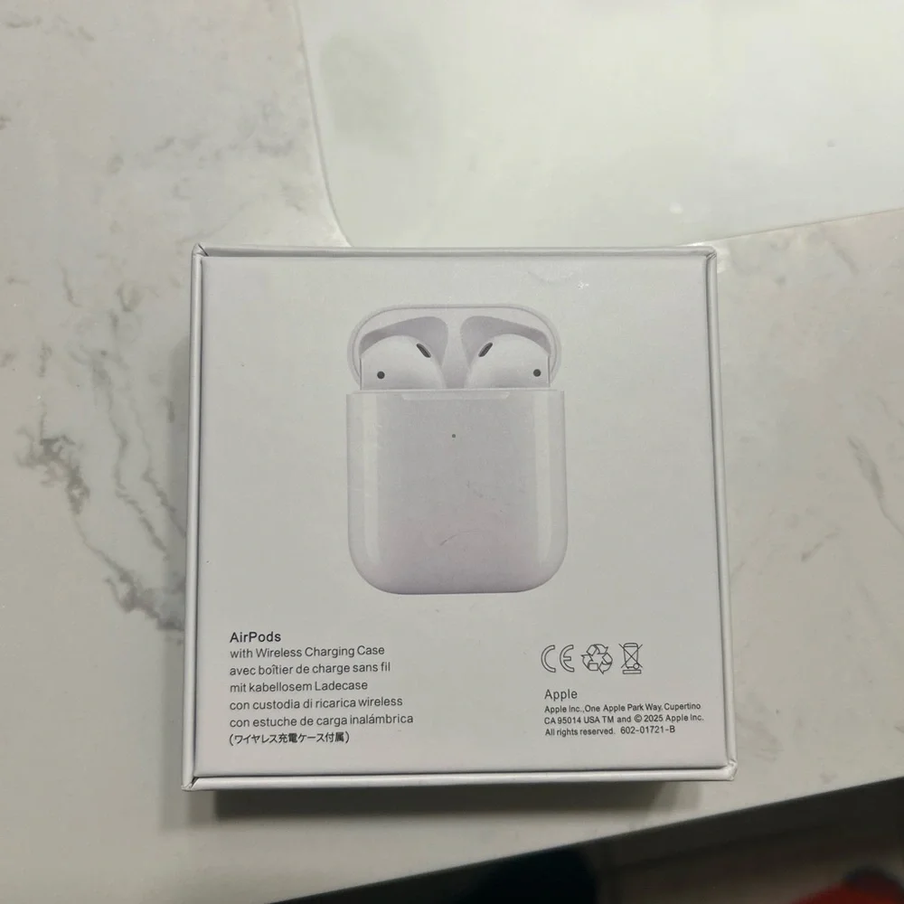 Apple Wireless Earbuds with Charging Case - White